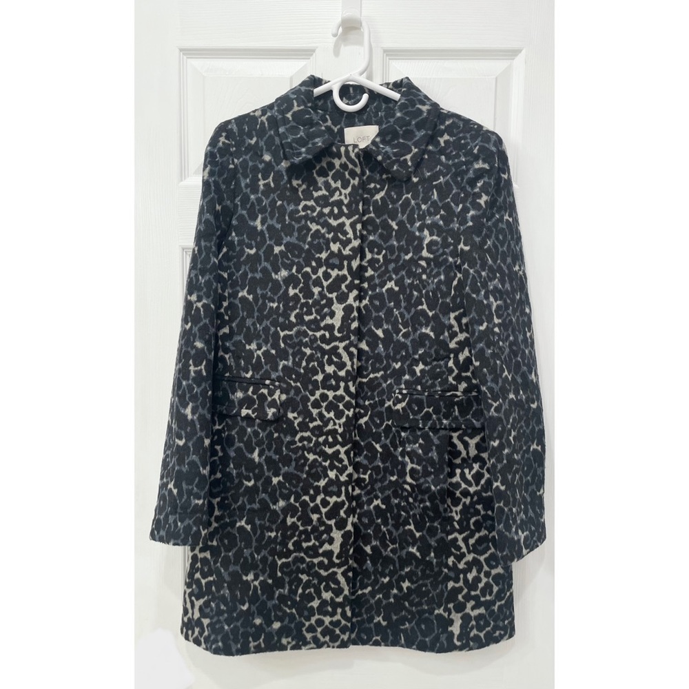 Ann Taylor LOFT Animal Print Coat